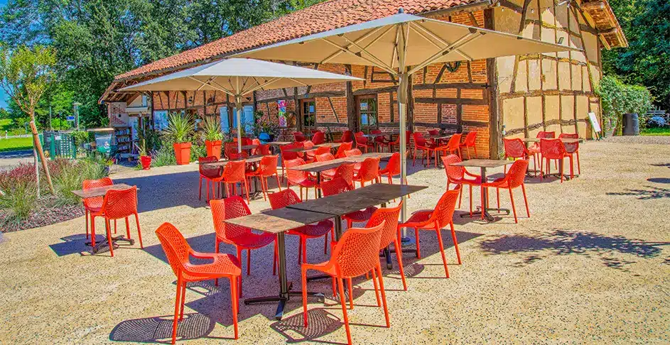 la terrasse du camping mepillat